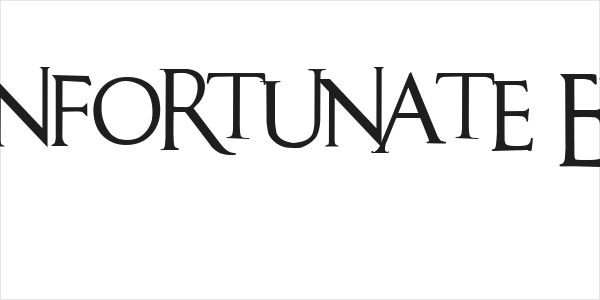 An Unfortunate Event Logo