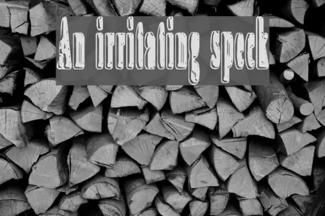 An irritating speck Fuentes examples