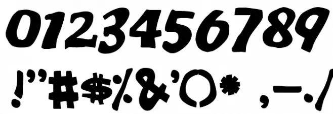 An ode to noone Font OTHER CHARS