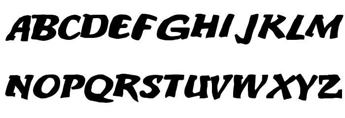 An ode to noone Font LOWERCASE