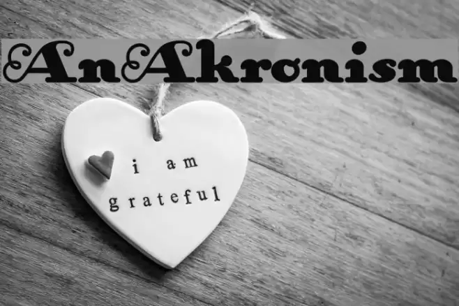 AnAkronism Caratteri examples