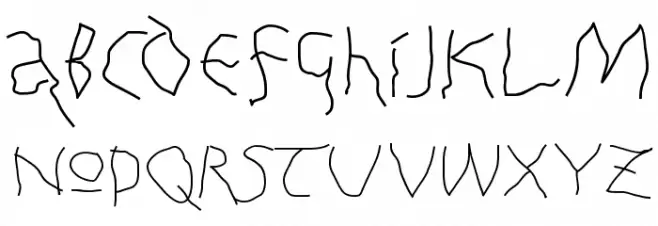 AnAlphaBetIsm-Medium خط أحرف كبيرة