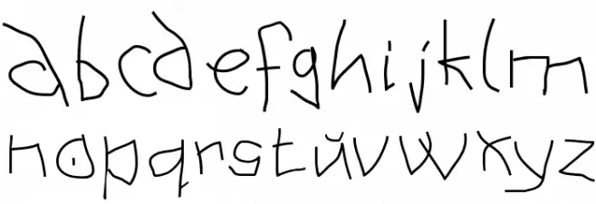 AnAlphaBetIsm-Medium 字体 小写