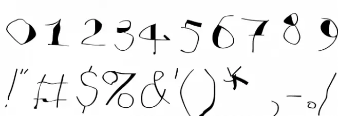 AnAlphaBetIsmXtreme Font OTHER CHARS