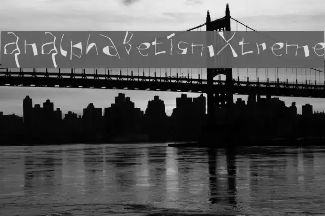 AnAlphaBetIsmXtreme Font examples