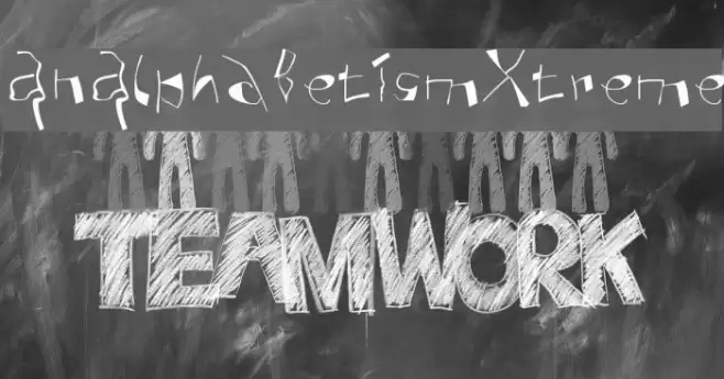 AnAlphaBetIsmXtreme Font examples