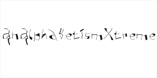 AnAlphaBetIsmXtreme Logo