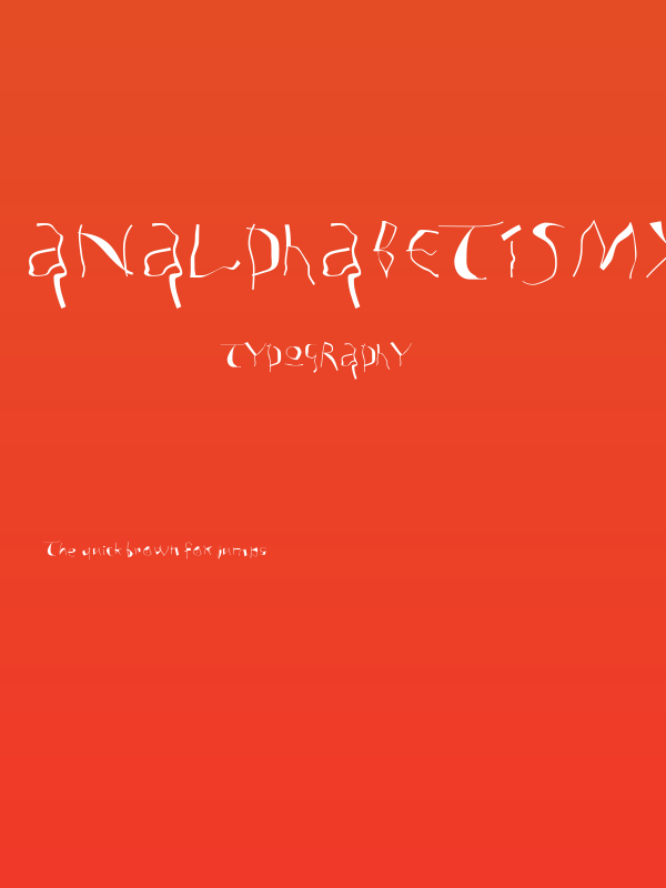 AnAlphaBetIsmXtreme Poster