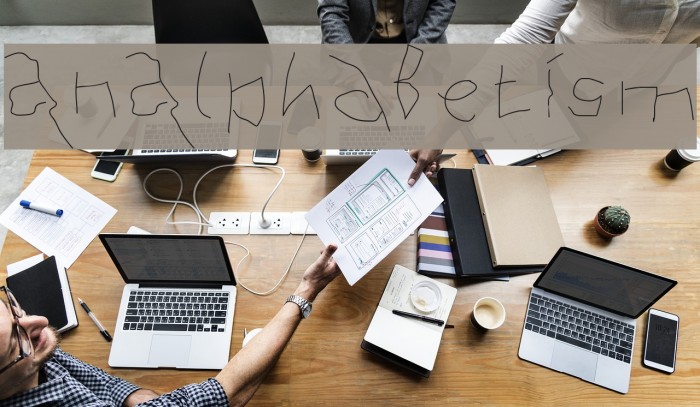 AnAlphaBetIsm Font examples