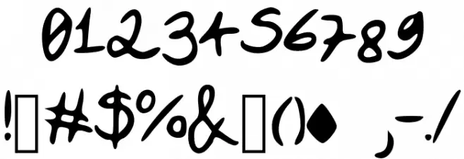 An_Original_Font_By_Davi Font OTHER CHARS