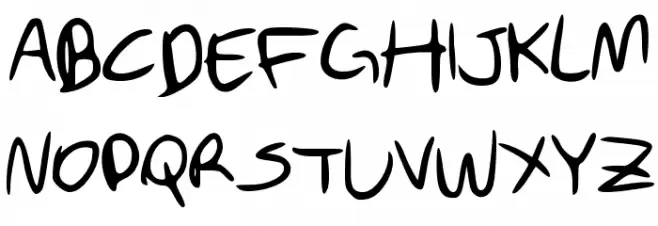 An_Original_Font_By_Davi Schriftart Groß