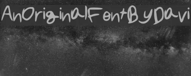 An_Original_Font_By_Davi Font examples