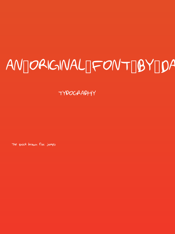 An_Original_Font_By_Davi Poster