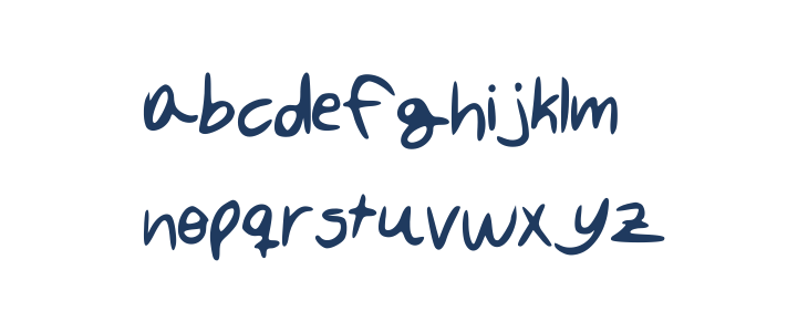 An_Original_Font_By_Davi Lowercase