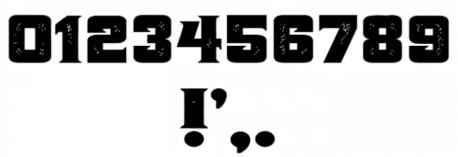 Ana Grunged Regular Font OTHER CHARS