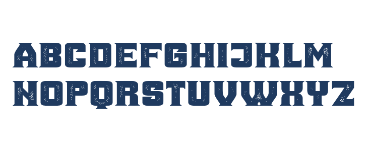 Ana Grunged Regular Lowercase