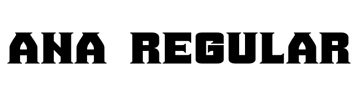 Ana Regular  Frei Schriftart Herunterladen