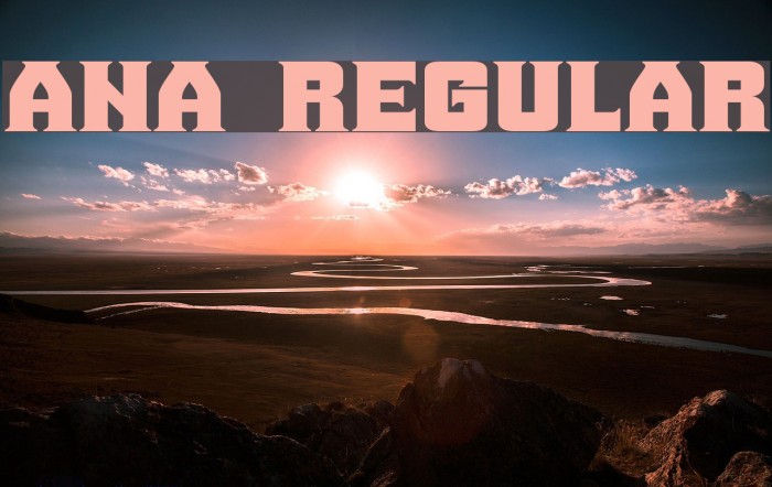 Ana Regular Font examples