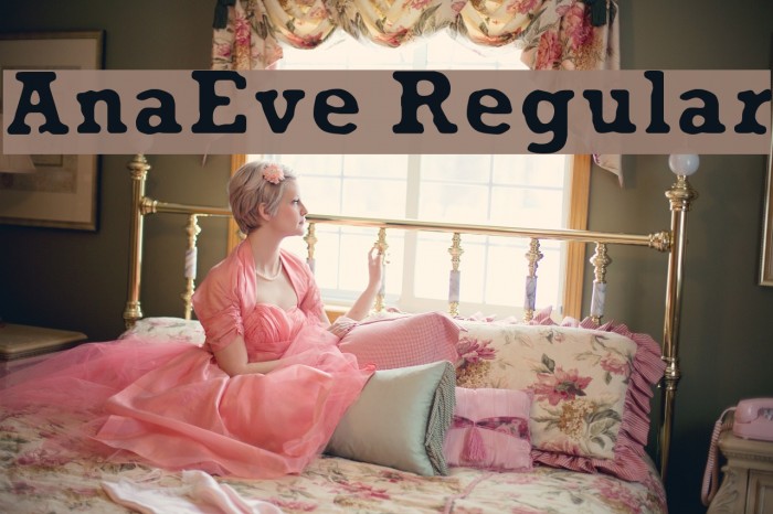 AnaEve Regular Font examples