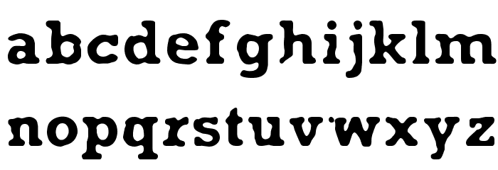 AnaEve Regular Font LOWERCASE