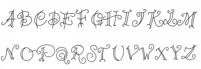 AnaPerestrelo Schriftart Groß