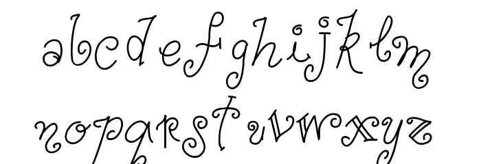 AnaPerestrelo Font LOWERCASE