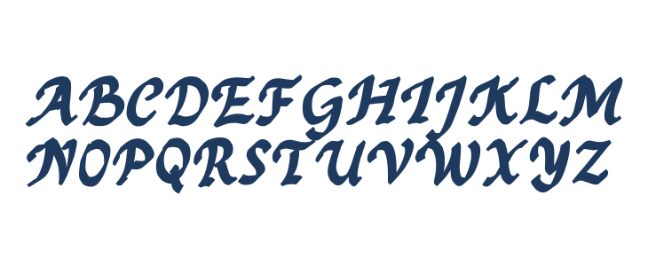 Anabela Christmas OTF Personal Regular Uppercase