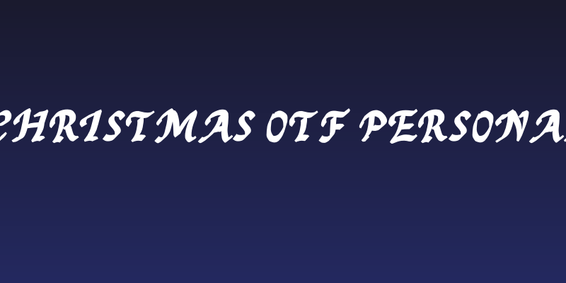 Anabela Christmas OTF Personal Regular Social Header