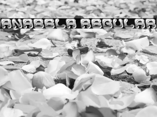 Anabela Regular Font examples