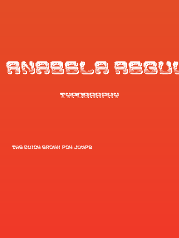 Anabela Regular Poster