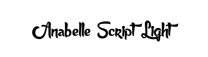 Anabelle Script Light  नि: शुल्क फ़ॉन्ट्स डाउनलोड