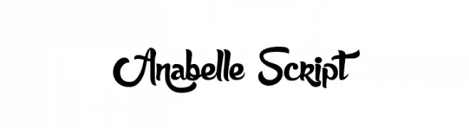 Anabelle Script  Frei Schriftart Herunterladen