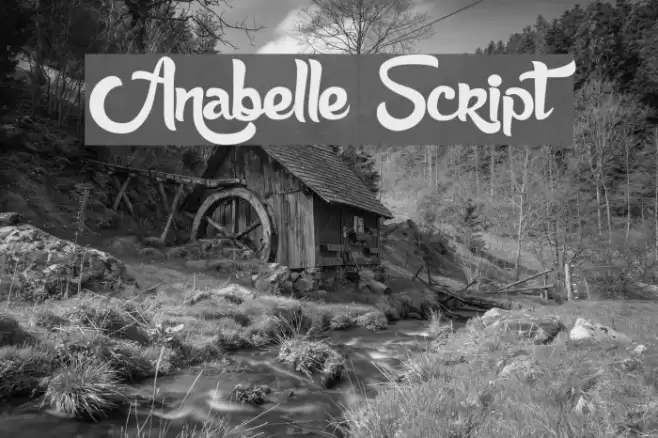 Anabelle Script Font examples