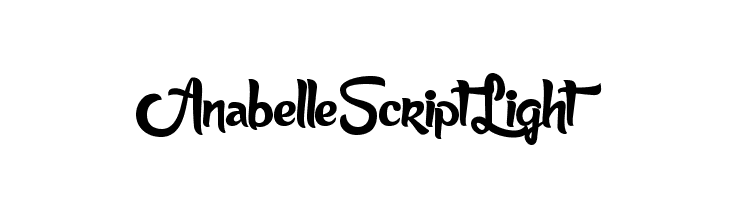AnabelleScriptLight  Скачать бесплатные шрифты