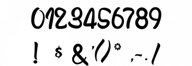 AnabelleScriptLight Font OTHER CHARS