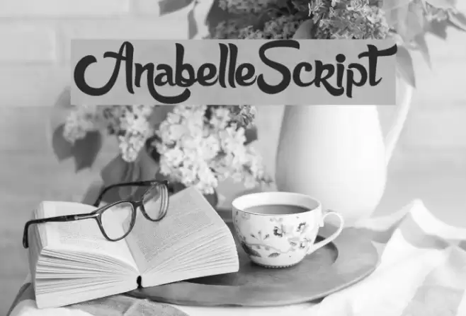 AnabelleScript Font examples