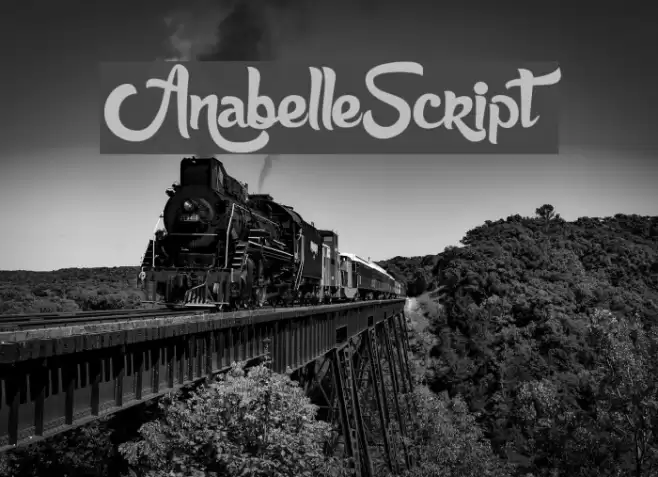 AnabelleScript Font examples
