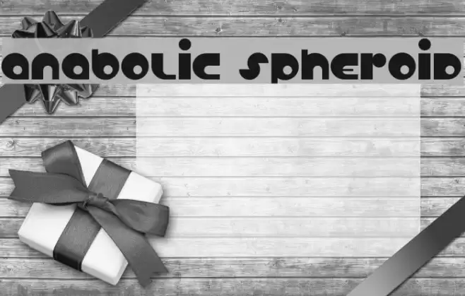 Anabolic Spheroid Шрифта examples