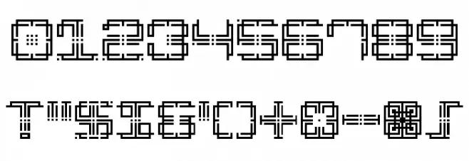 Anachronaut Regular Font OTHER CHARS