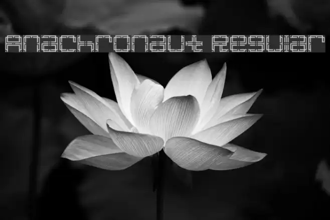 Anachronaut Regular Font examples