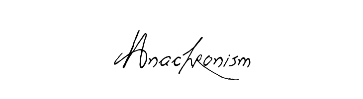Anachronism Font