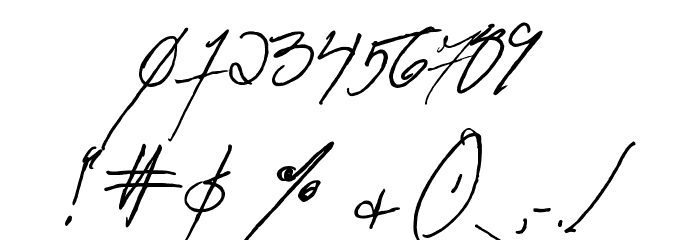 Anachronism Font OTHER CHARS