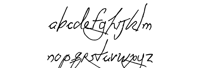 Anachronism Font LOWERCASE
