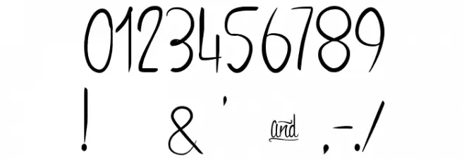 Anacondas Light Font OTHER CHARS