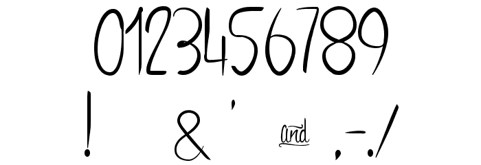 Anacondas Font OTHER CHARS