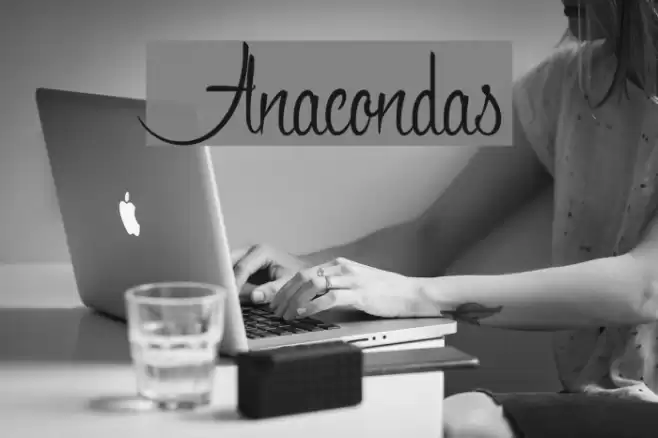 Anacondas Font examples