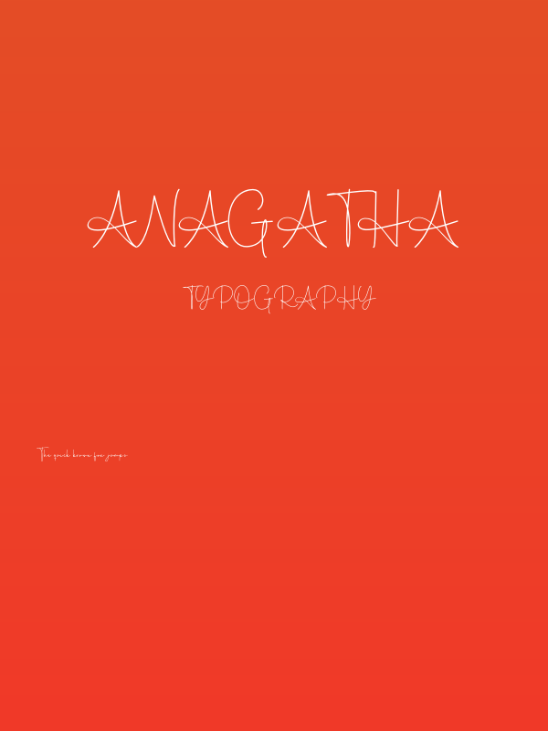 Anagatha Poster