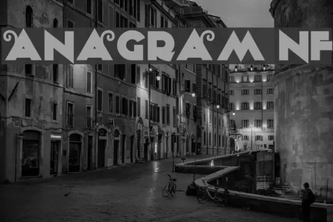 Anagram NF Font examples
