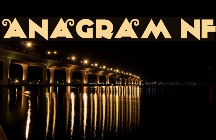 Anagram NF Font examples