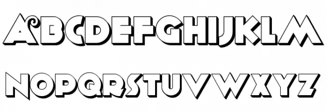 Anagram Shadow NF Шрифта строчной